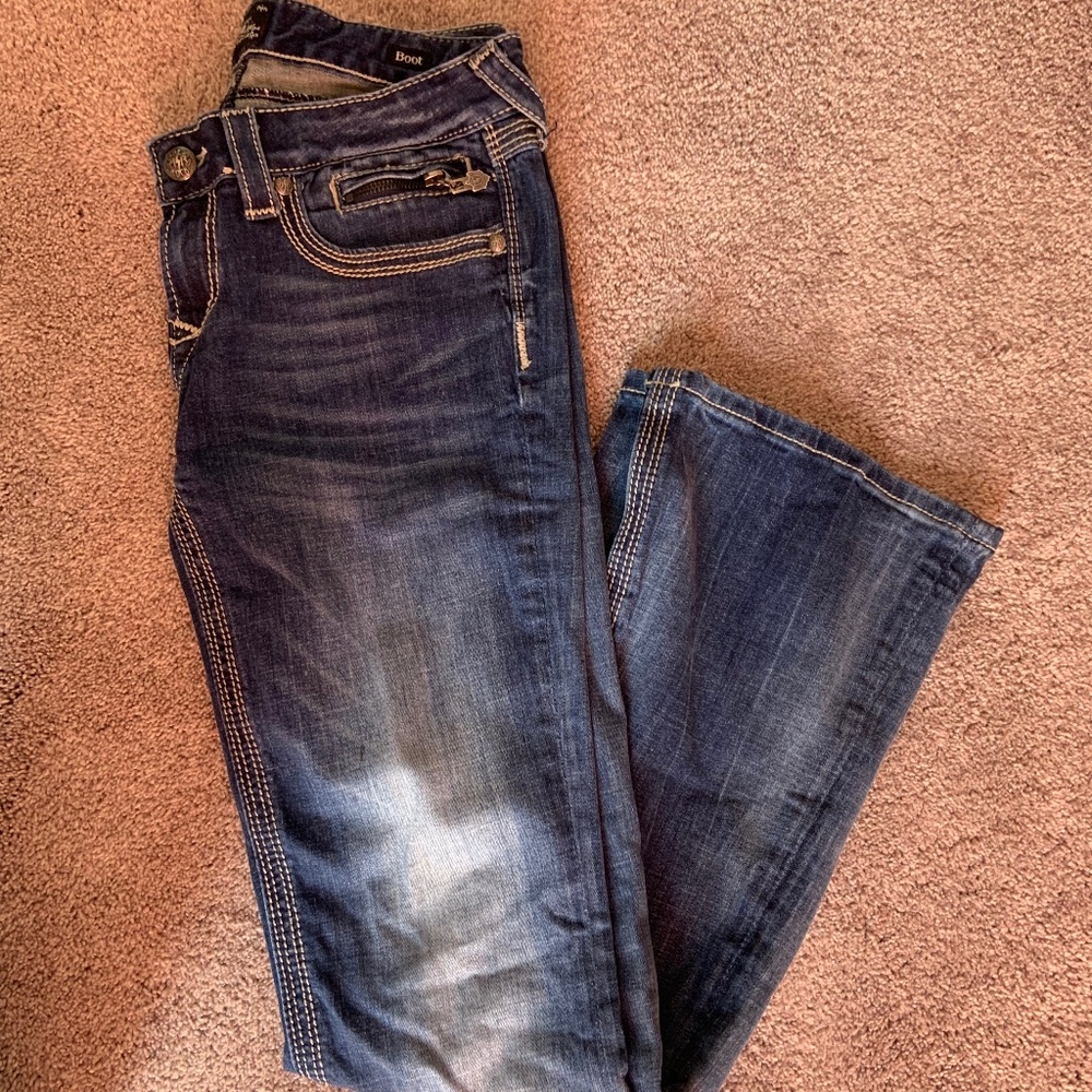 Womens express rerock jeans size 8
